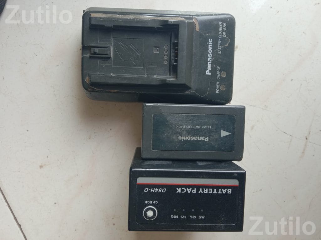 Panasonic AG-AC90 Camera Battery Charger Set