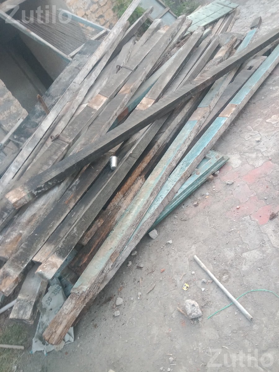 Used Wooden Planks and Timber Pieces