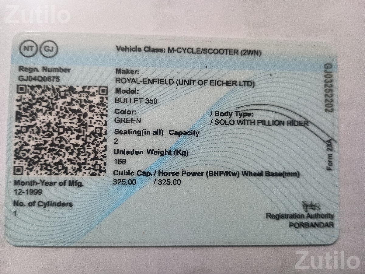 Royal Enfield Diesel Bullet 350 2000 Royal Enfield Diesel Bullet 350 2000