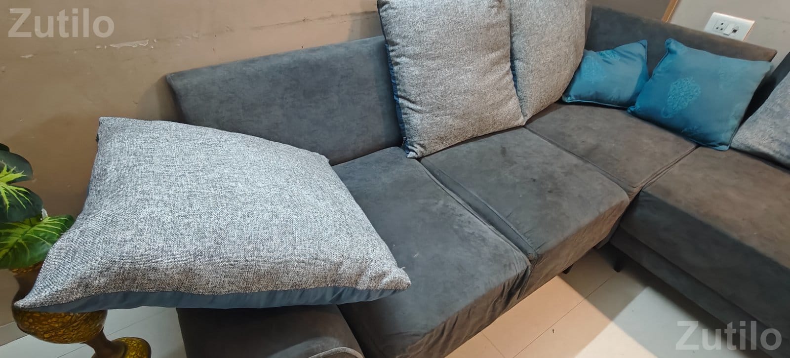 Six seater sofa set L shape, 95inchX105inch - Sofa Sets - Padra - Image 2
