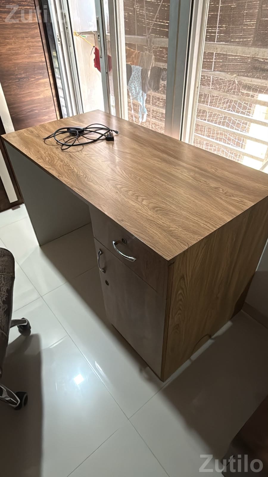 Office/study table made of waterproof plywood with chair Office/study table made of waterproof plywood with chair