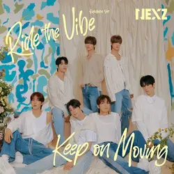 NEXZ Ride the Vibe (Japanese Ver.) / Keep on Moving albüm kapağı