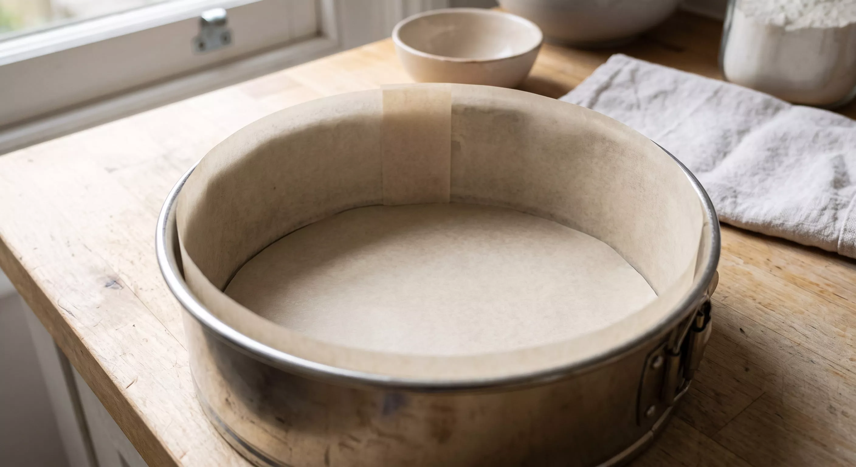 How to Line a Cake Tin: Round, Square & Loaf Tins step image