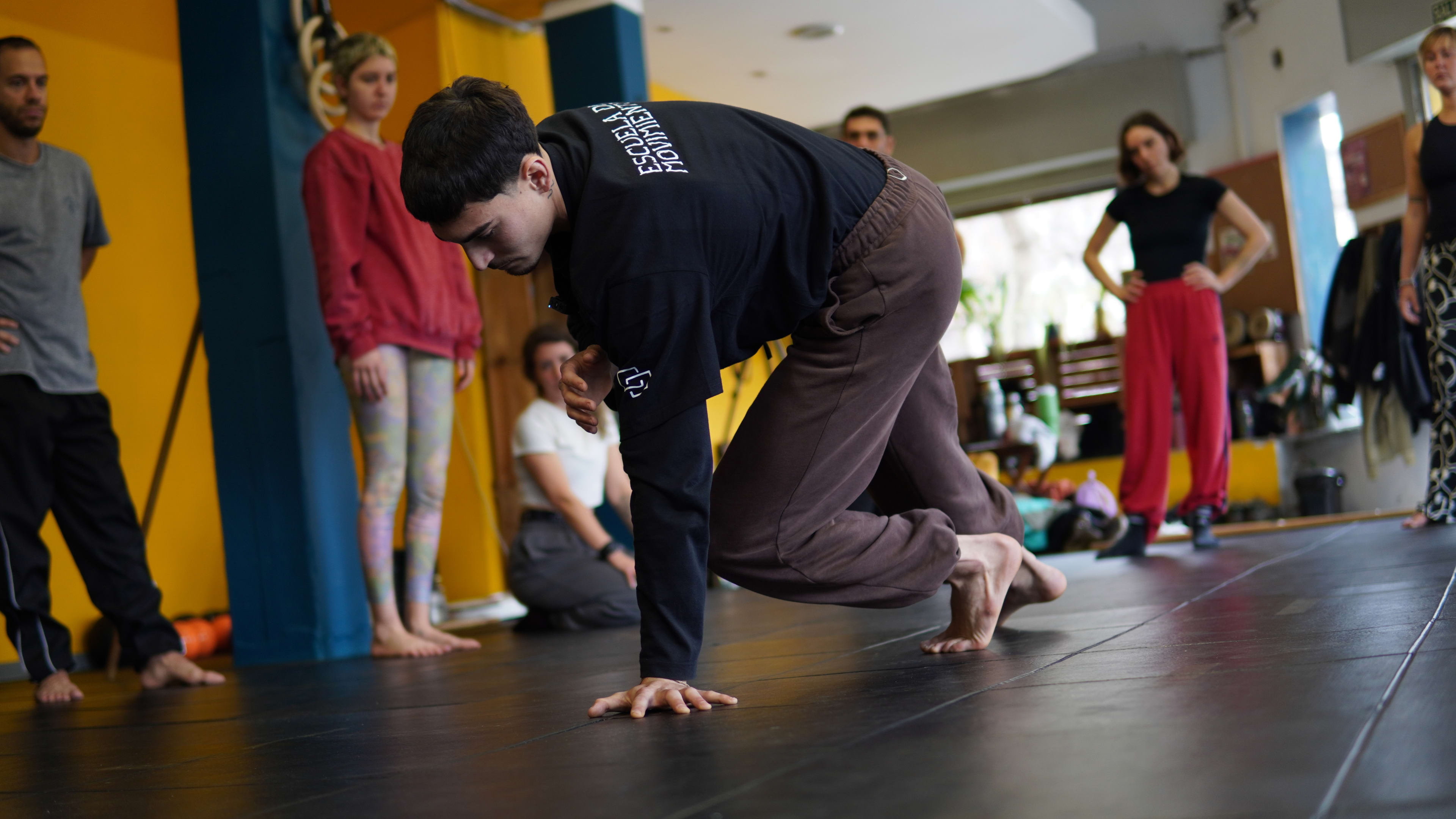 Práctica de movimiento en sala