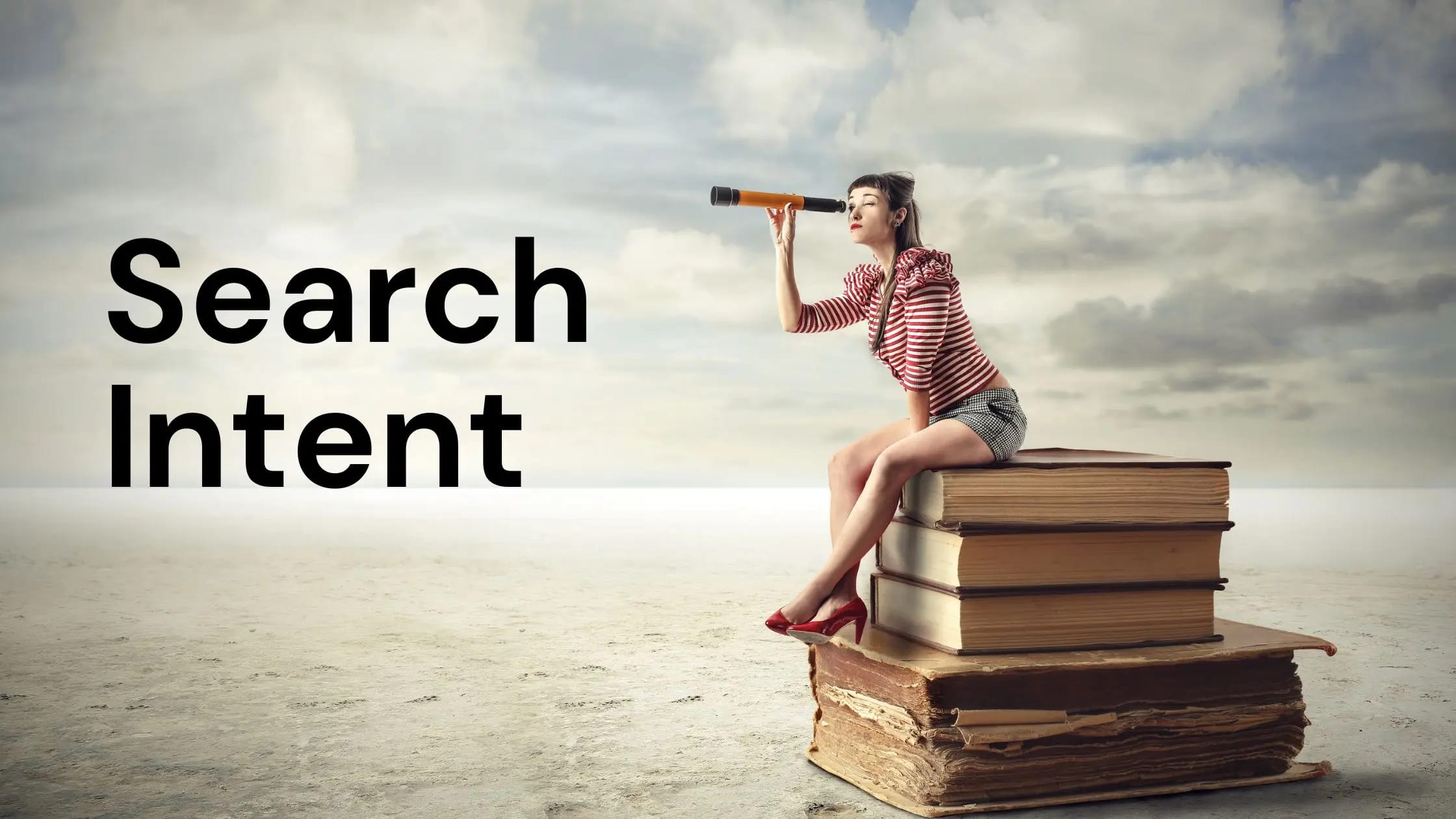 a woman looking for information