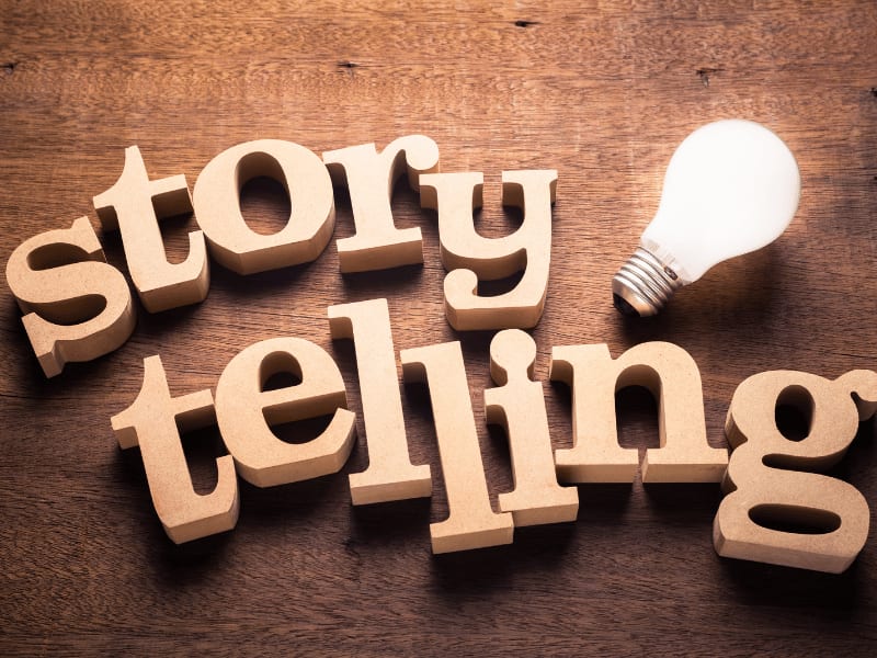 Highlight the role of storytelling, multimedia, and interactive elements in content creation
