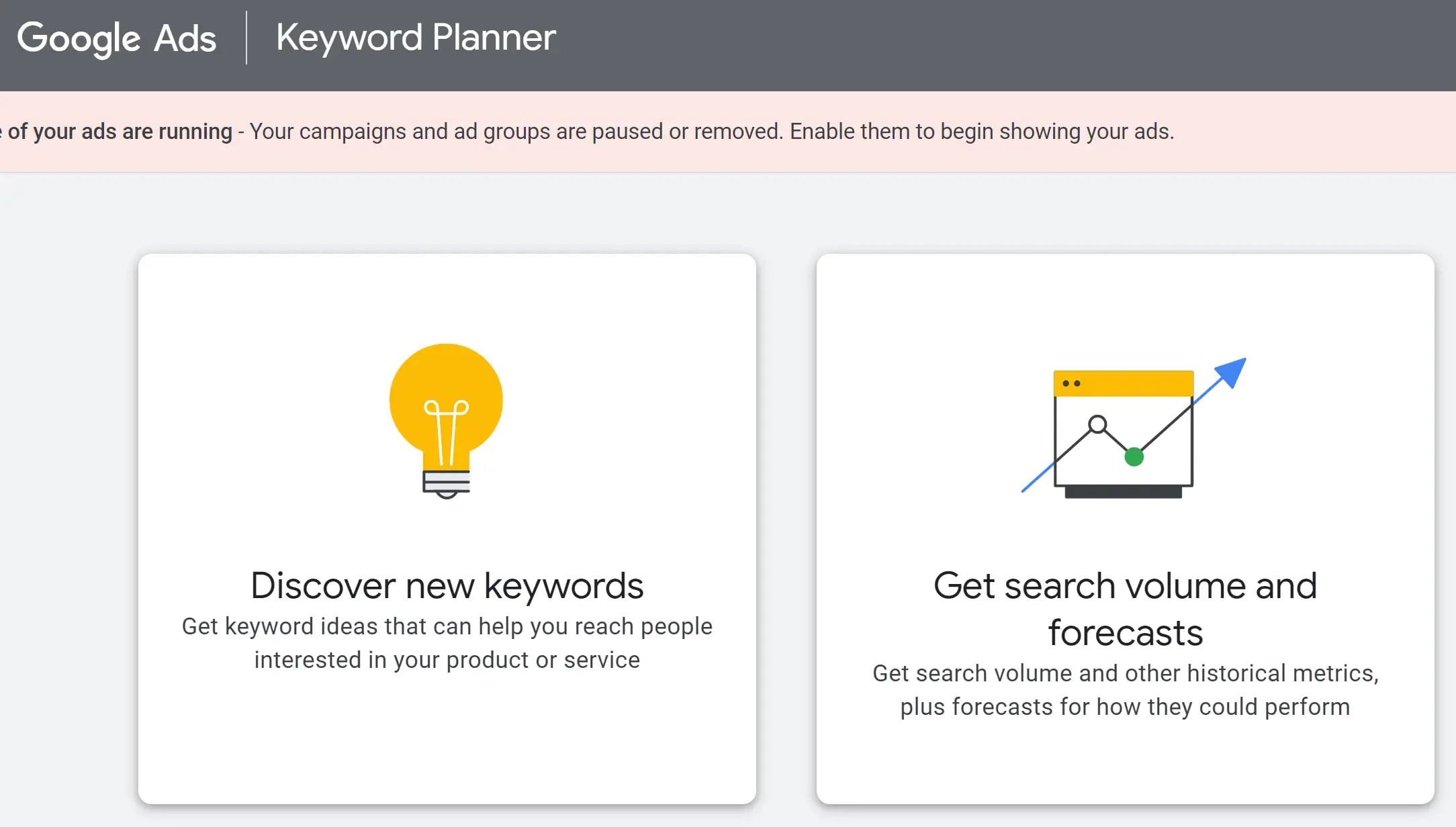 google keyword planner