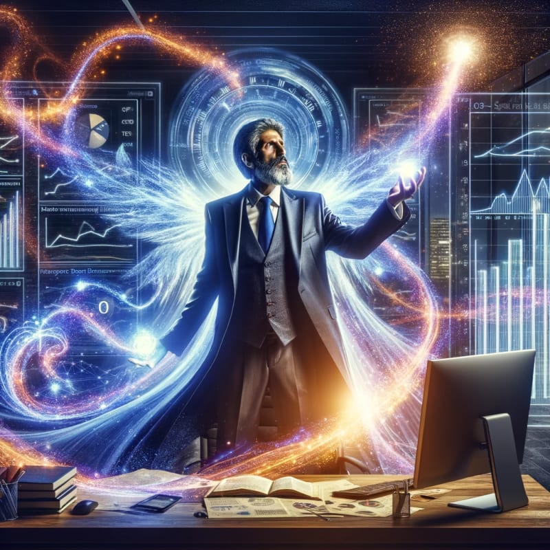 A powerful, dynamic image symbolizing the unleashing of proven SEO strategies.
