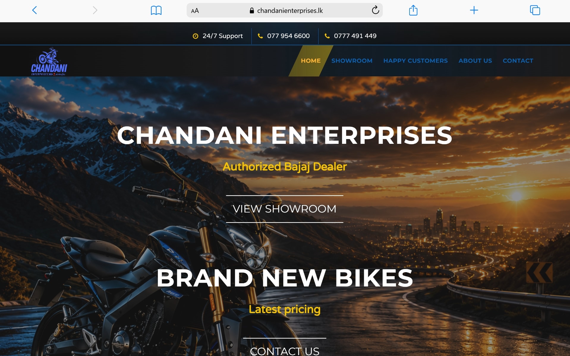 Chandani Enterprises Website & Digital Marketing