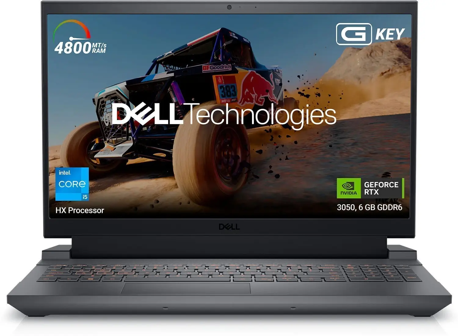 DELL G15 Microsoft Office Home 2024 Intel Core i5 13th Gen 13450HX - (16 GB/1 TB SSD/Windows 11 Home/6 GB Graphics/NVIDIA GeForce RTX 3050/120 Hz) G15 5530 Gaming Laptop