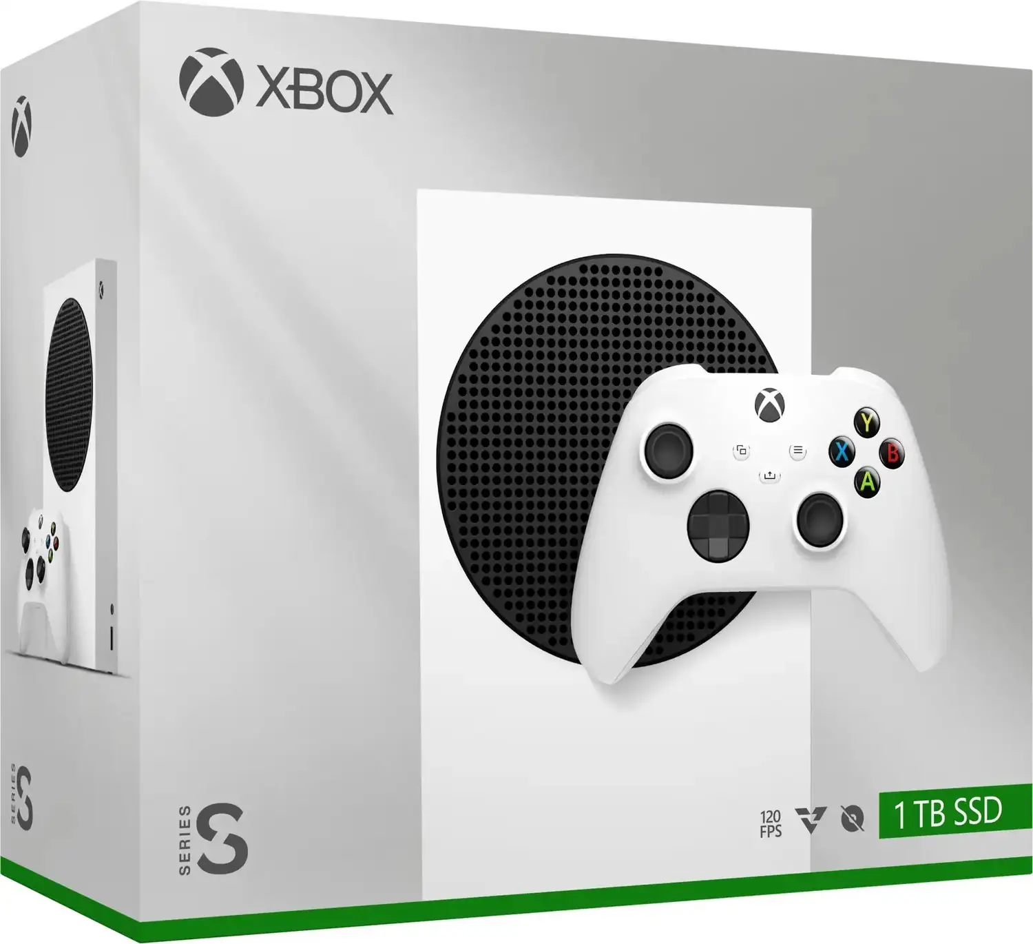 Xbox Series S 1 TB Digital Gaming Console, Nex-Gen Performance 1440p Up to 120 FPS 1024 GB with Microsoft X box Series S Wireless Controller