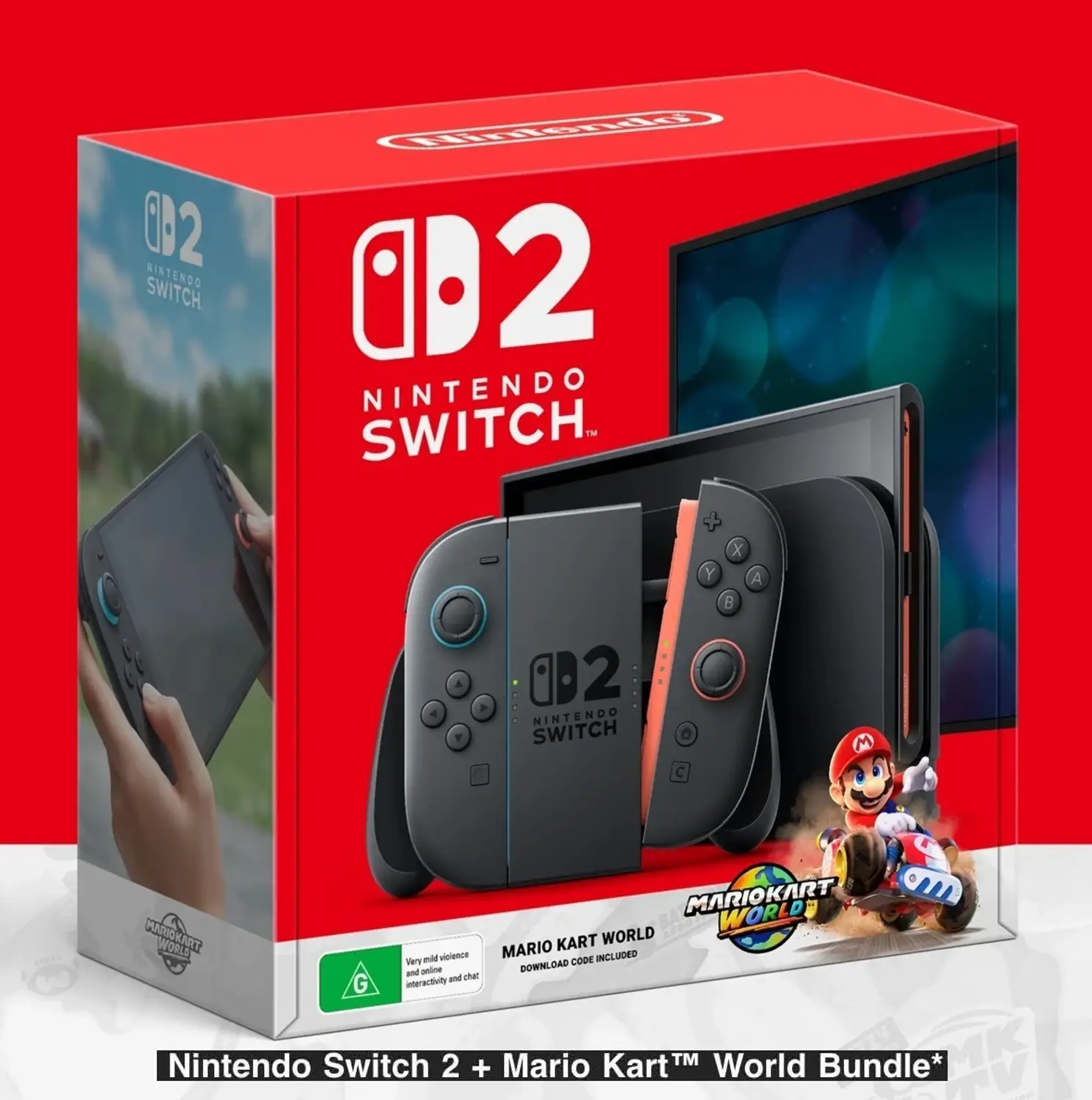 NINTENDO Switch 2 Gaming Console | The Ultimate 3-in-1 Gaming Powerhouse| Next Version | Play:Handheld or TV, Tabletop With 4K HDR | Built-in GameChat & Video Chat 256 GB with Joy-Con 2 with Magnetic Snap, Smart & Super Portable, Best Value for Gamers