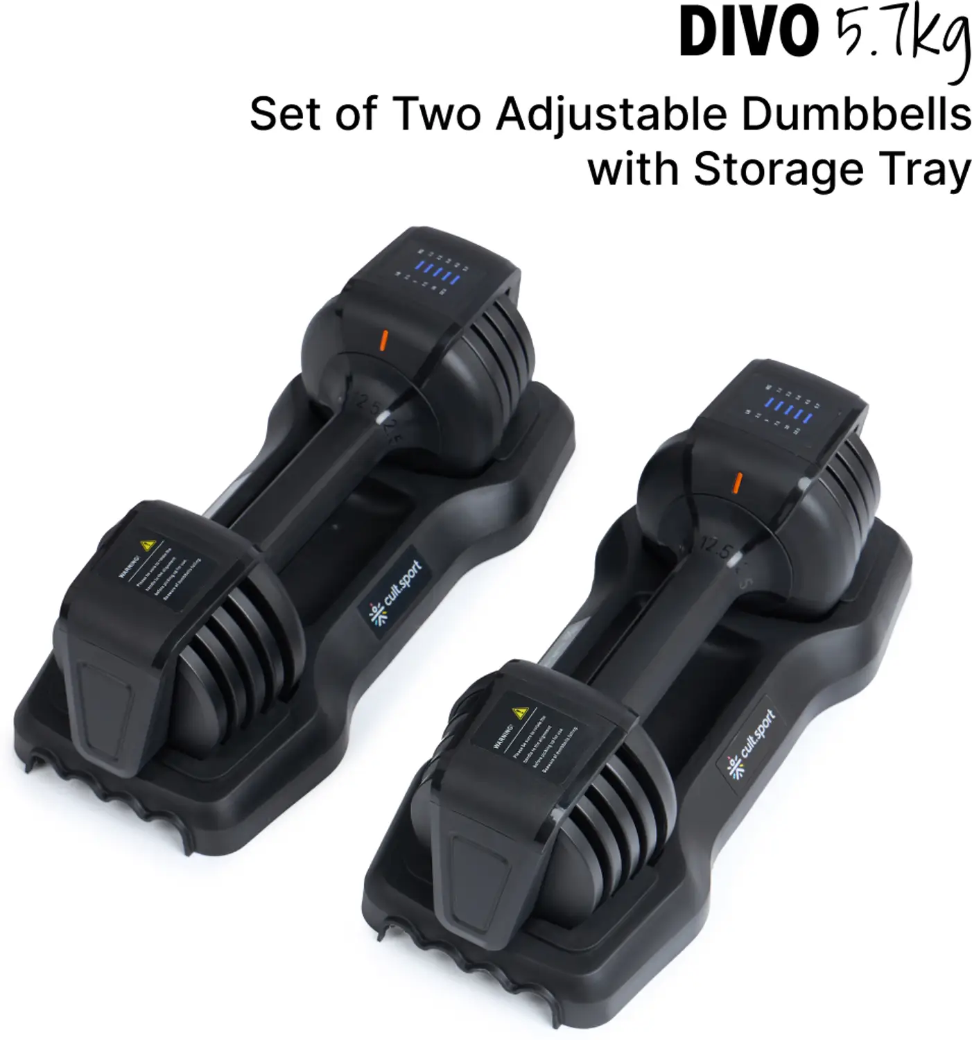 Cult Divo Dumbbell Ideal for Home Workout Strength Training for Men & Women Pack of 2 Adjustable Dumbbell