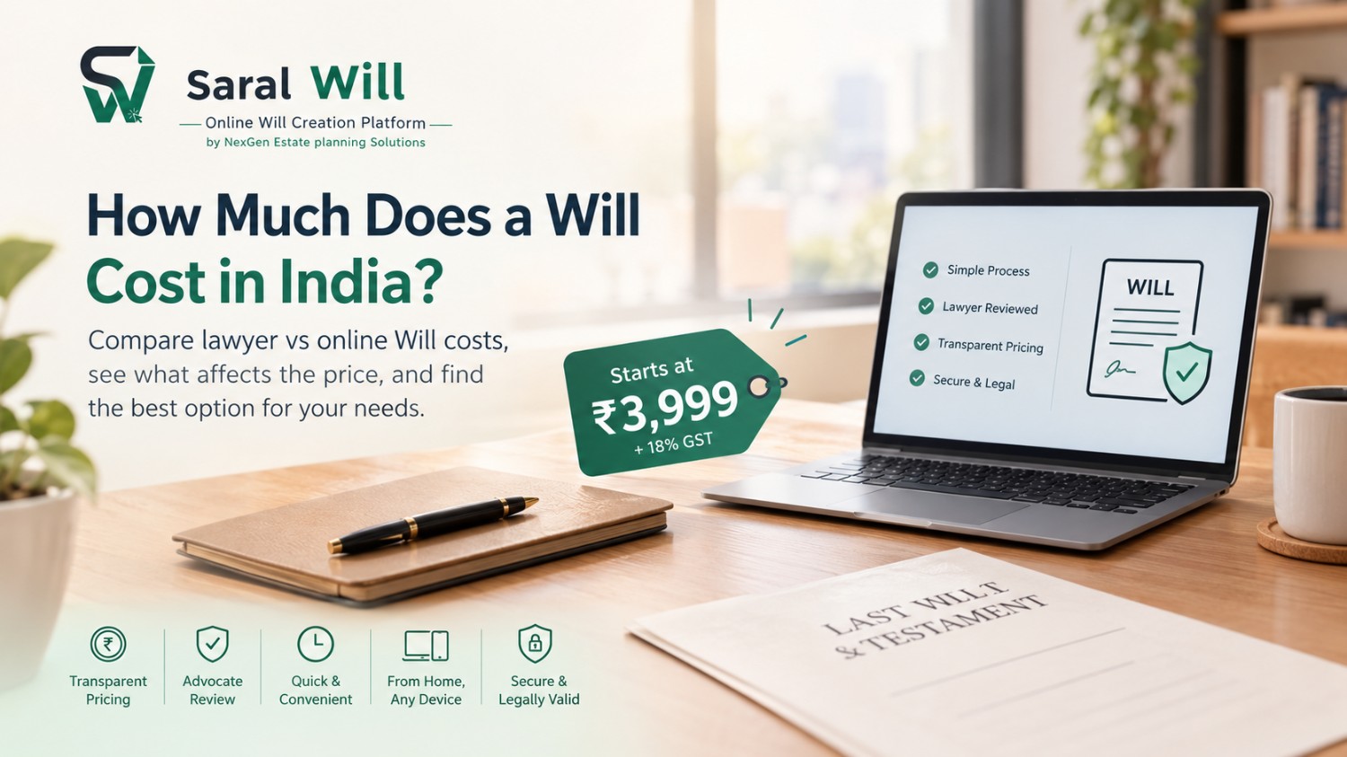 How Much Does a Will Cost in India?