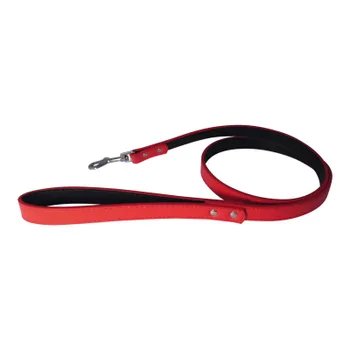 LAISSE SIMILI CUIR 120*2CM ROUGE