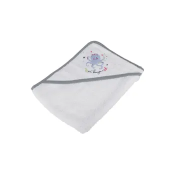 CAPE DE BAIN 75*75CM 100% COTON 300GSM POULPE OCEAN