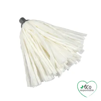 MOP VISCOSE ET PLASTIQUE RECYCLES FRANGES LONGUES 26CM 140GR