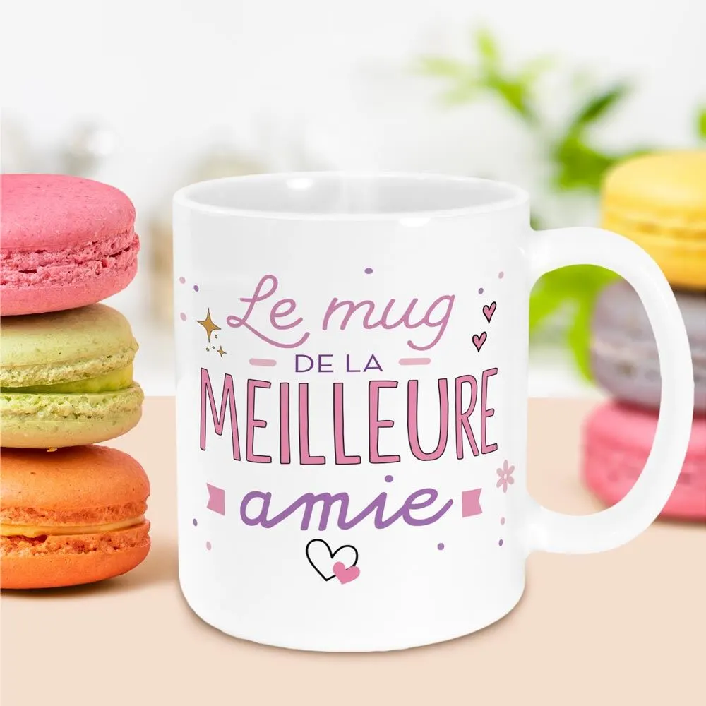 MUG ROSE DE LA MEILLEURE AMIE