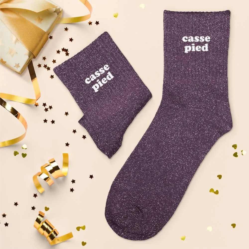 CHAUSSETTES PAILLETTES CASSE PIED