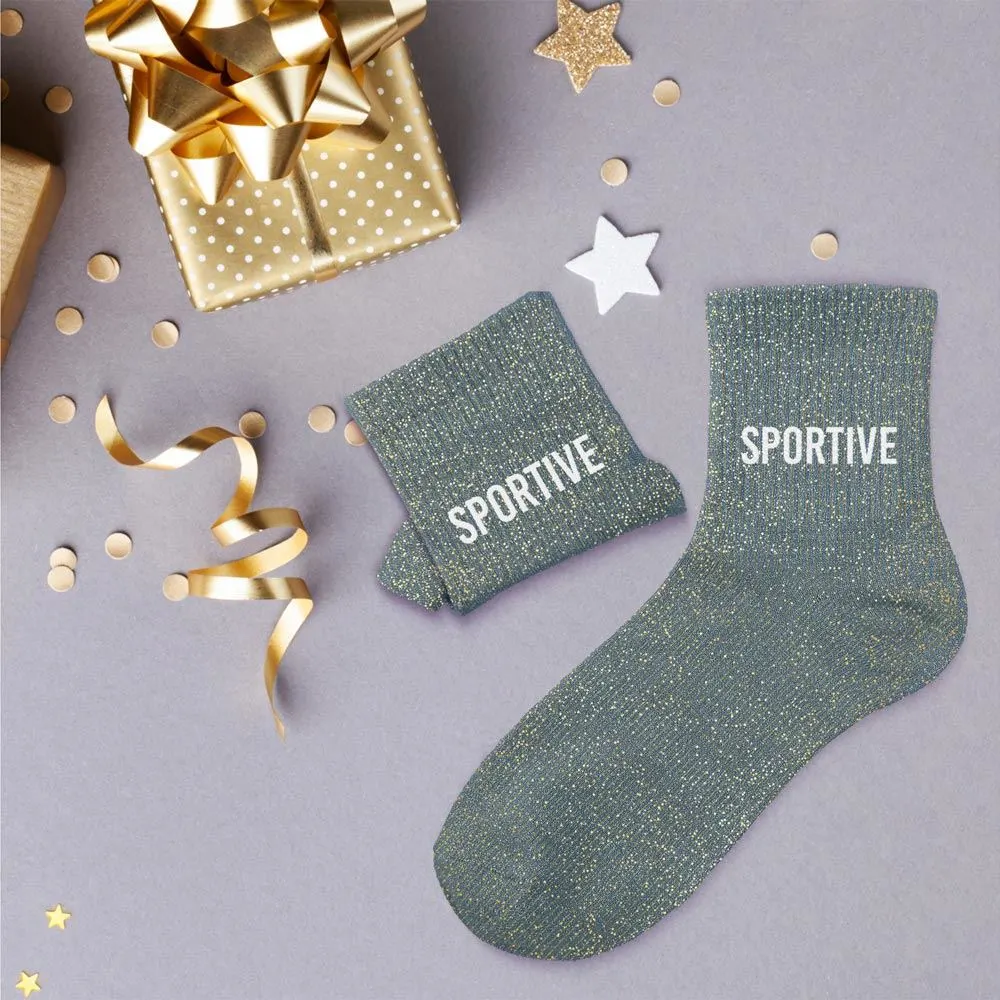 CHAUSSETTES PAILLETTES SPORTIVE