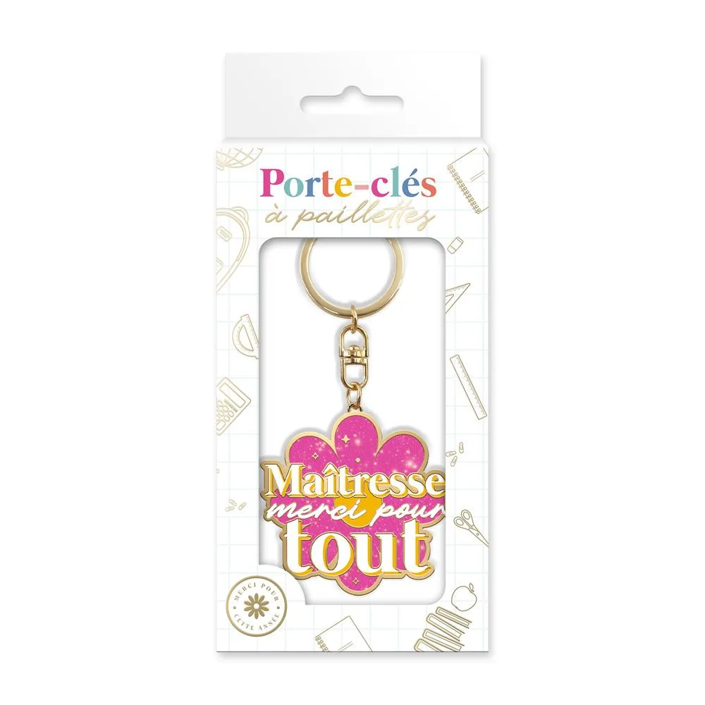 PORTE-CLES MAITRESSE MERCI POUR TOUT