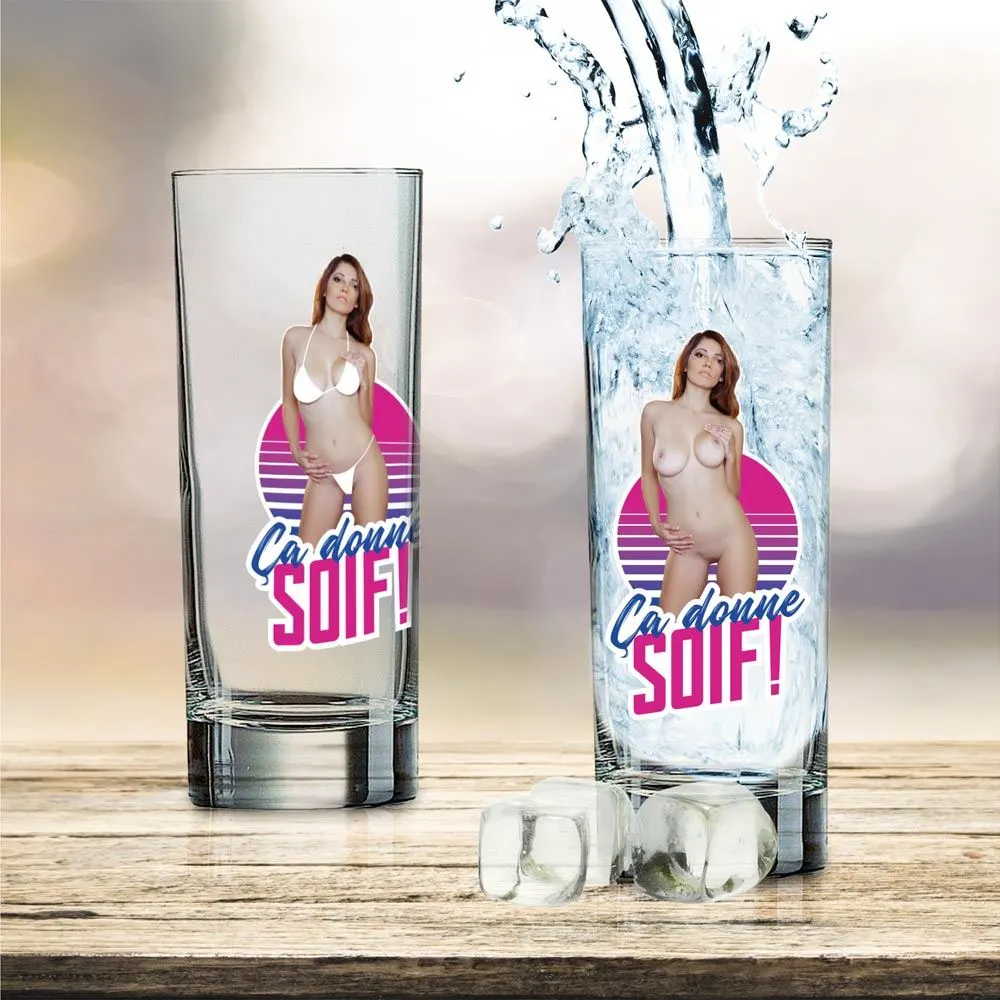VERRE STRIPTEASE FEMME 4MODS /12PCS