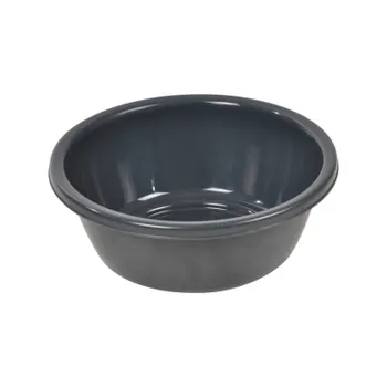 BASSINE RONDE PLASTIQUE 8L D36*H14,5CM ANTHRACITE