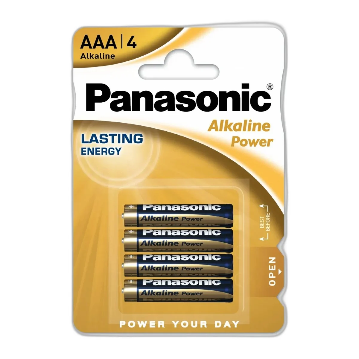 Piles Panasonic Alkaline Power AAA x4