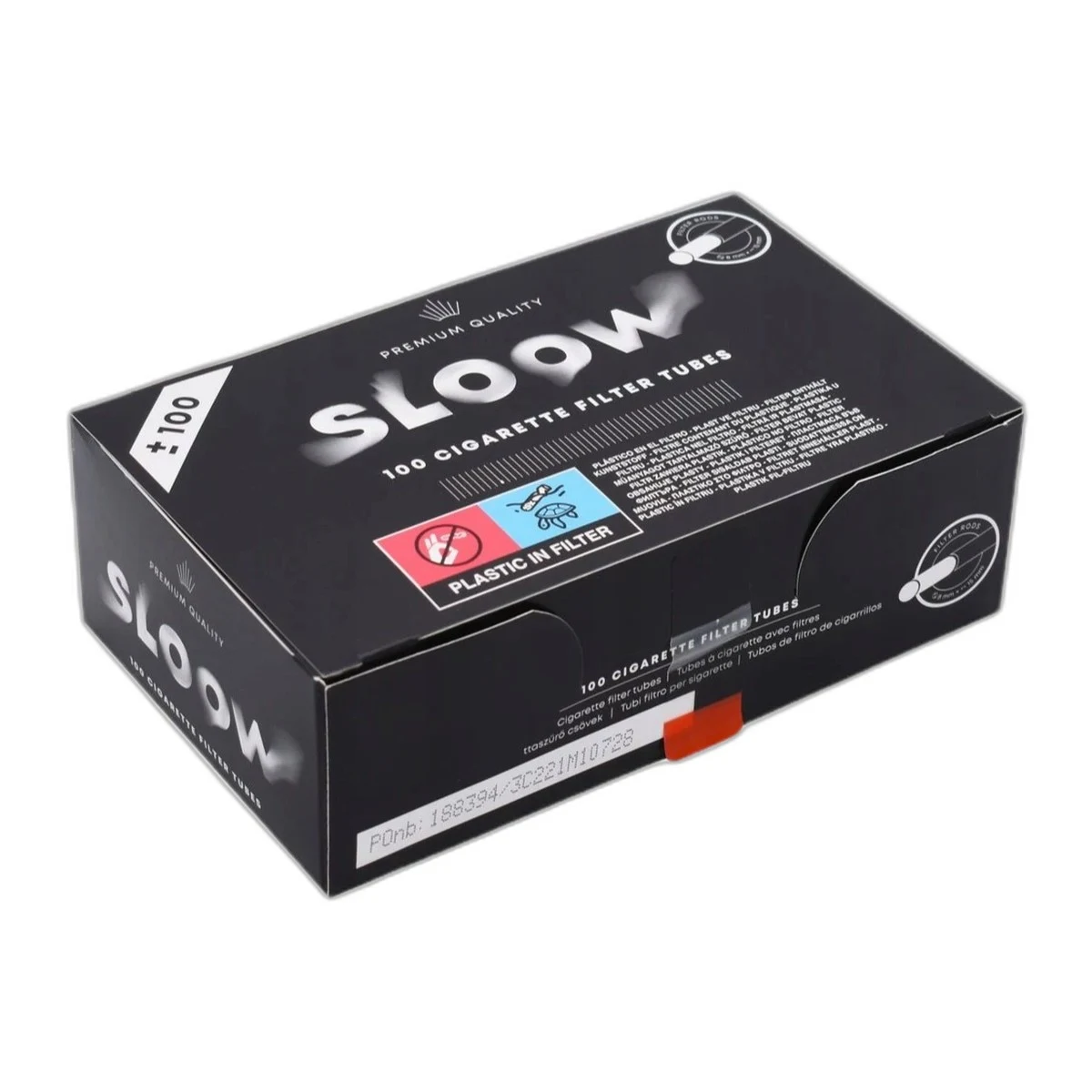 SLOOW 100 tubes à cigarette avec filtres