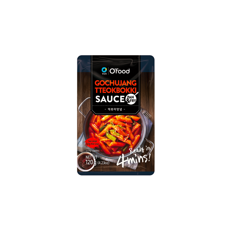Sauce Tteokbokki Gochujang O'food 120g — Sauce Coréenne Piquante pour Gâteaux de Riz