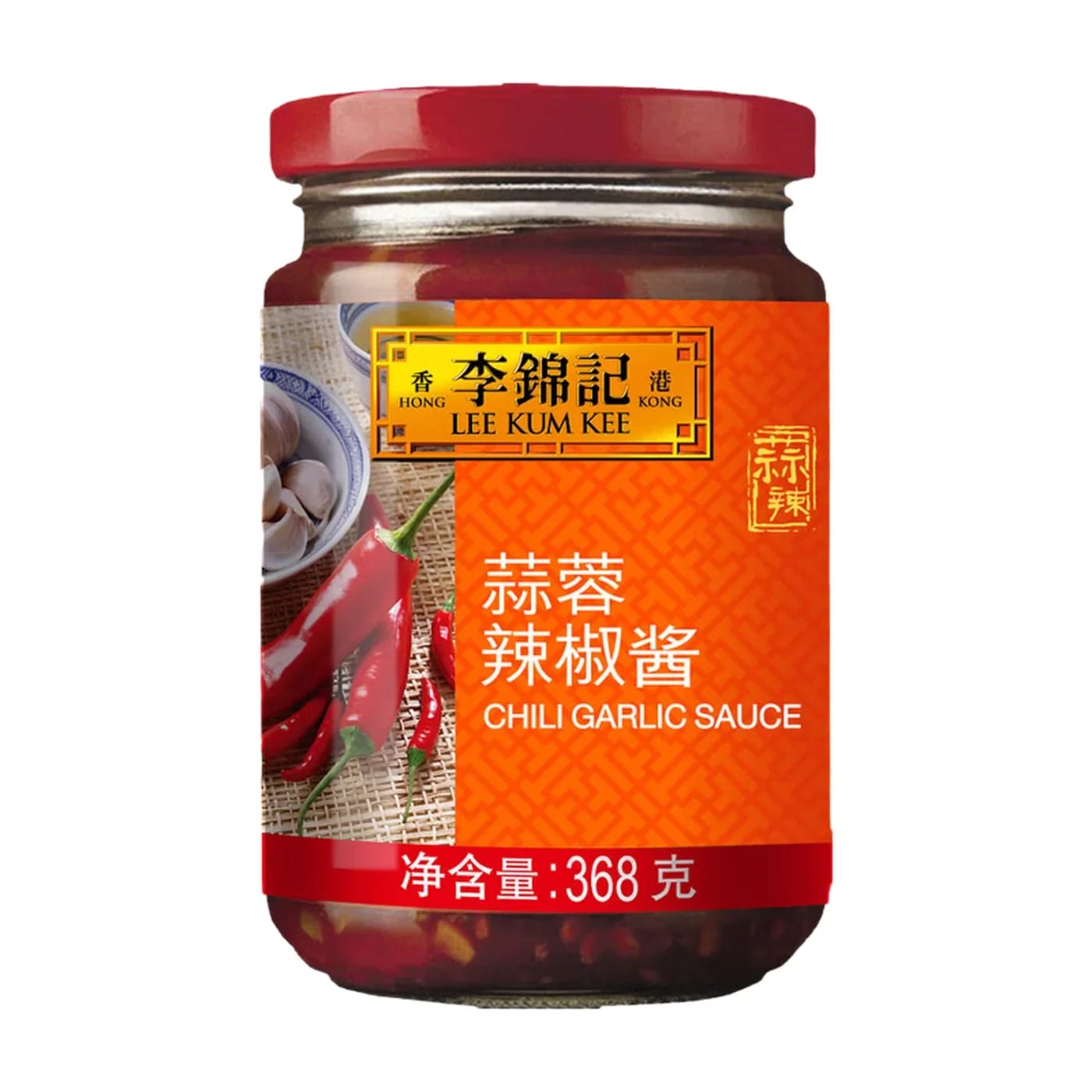 LEE KUM KEE Sauce au piment et à l'ail - 368 g
