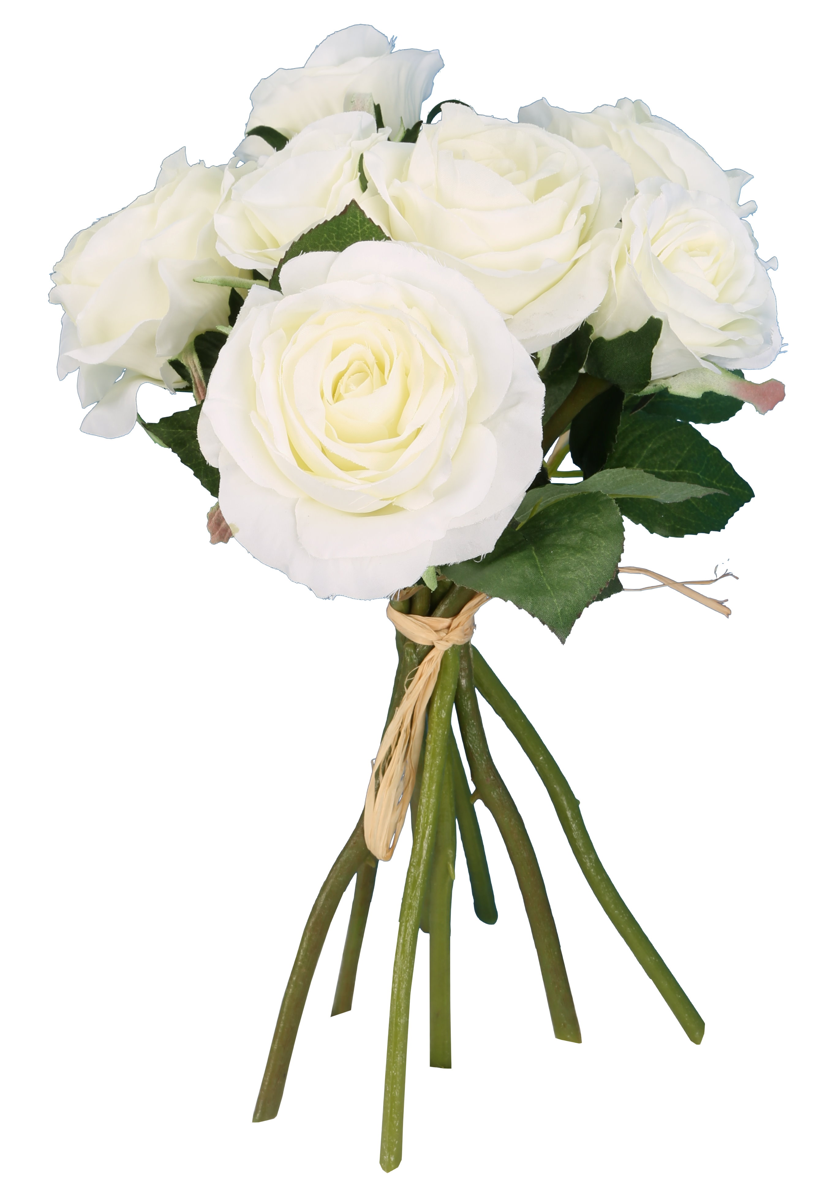 Bouquet de Roses Éternelles Blanches - Élégance Pure