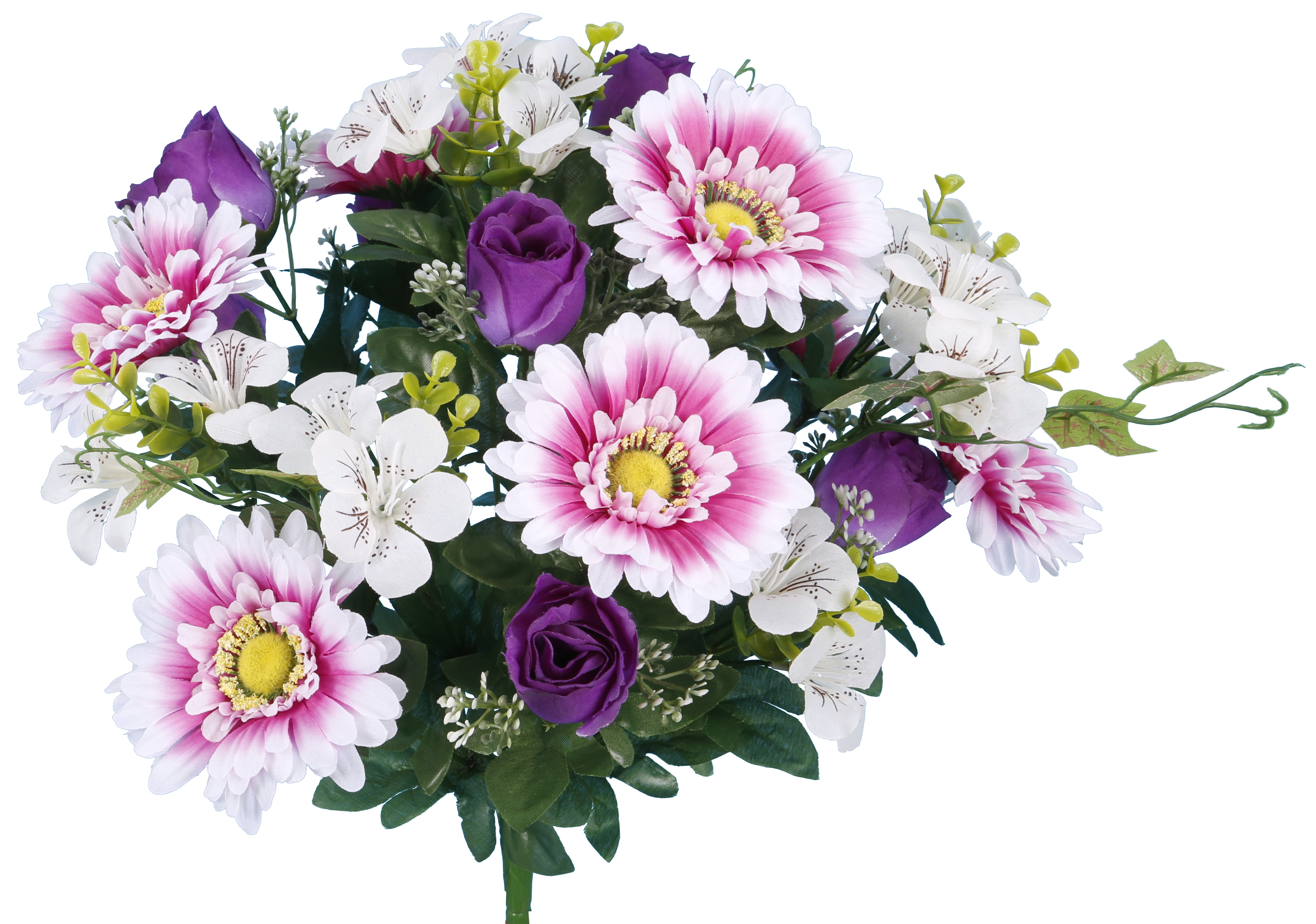 Assortiment Fleurs Roses et Demoiselles