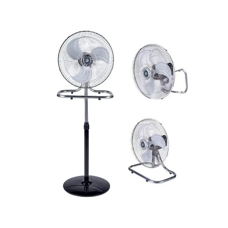 Ventilateur sur pied Kasaviva 3 en 1 – 50 W, hauteur réglable, 3 vitesses