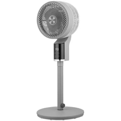 Ventilateur sur pied Kasaviva Persa 50 W – oscillant, écran LED, télécommande, minuterie