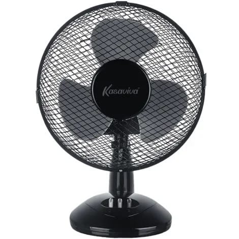 Ventilateur de table Kasaviva Fresco 23 – 20 cm, 25 W, oscillant 2 vitesses