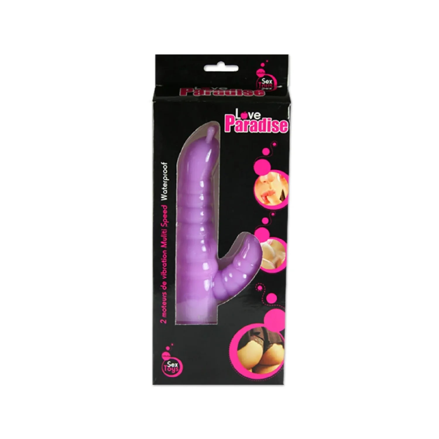 Sextoy 2 tetes violet