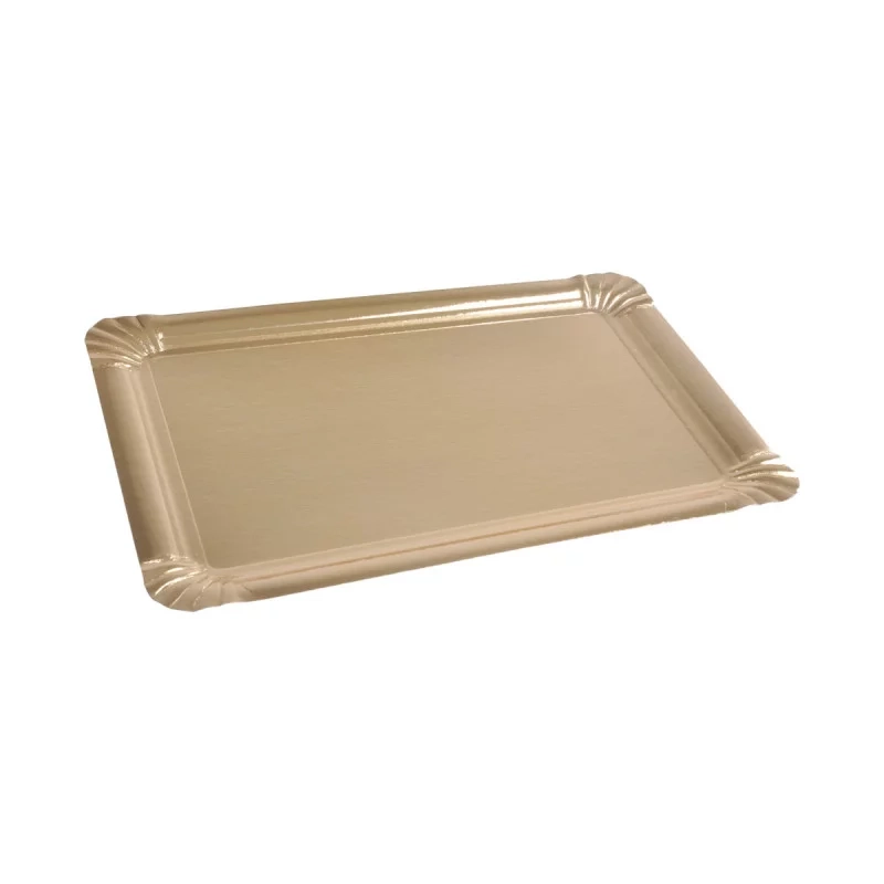 SET DE 5 PLATEAUX RECTANGLE 24*34CM OR