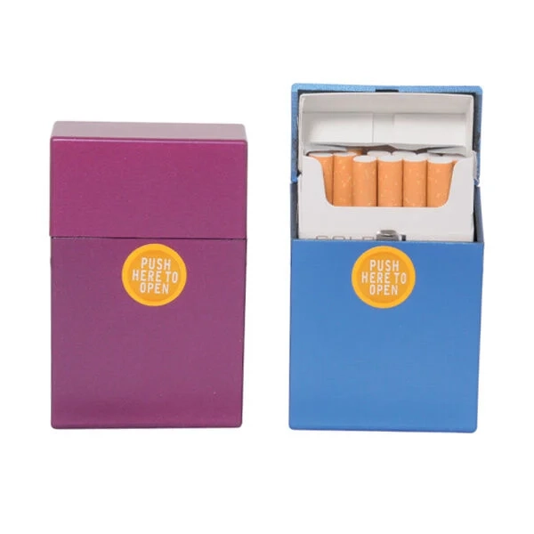 ETUI A PAQUET DE CIGARETTE CHAMPS AUTO PUSH PLASTIQUE 25 CIG