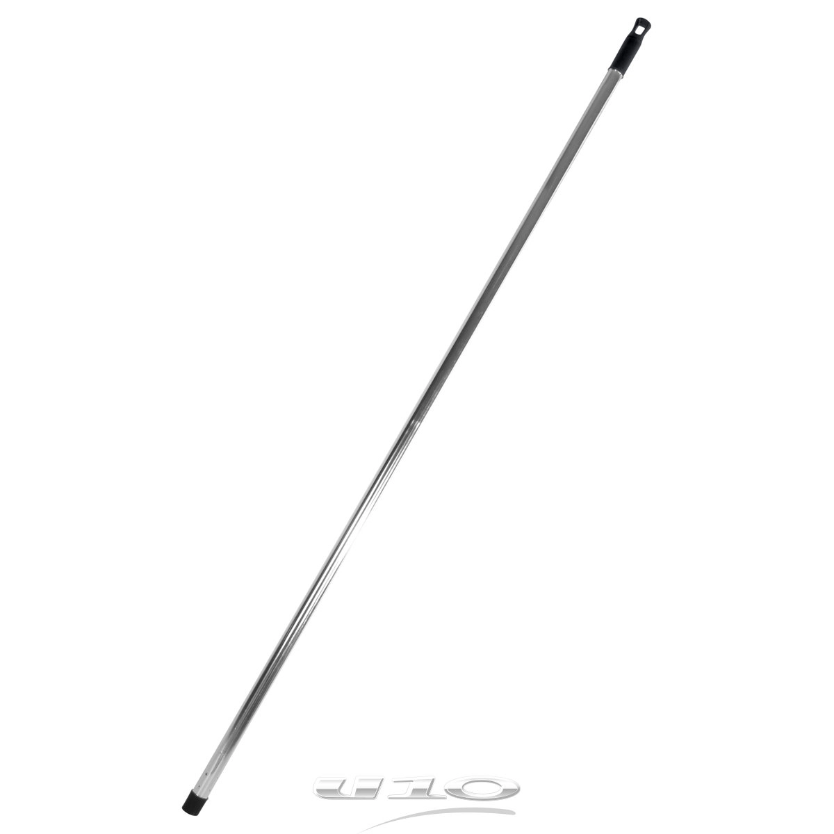 MANCHE A BALAI METAL EMBOUT FIXE 130CM TITANIUM
