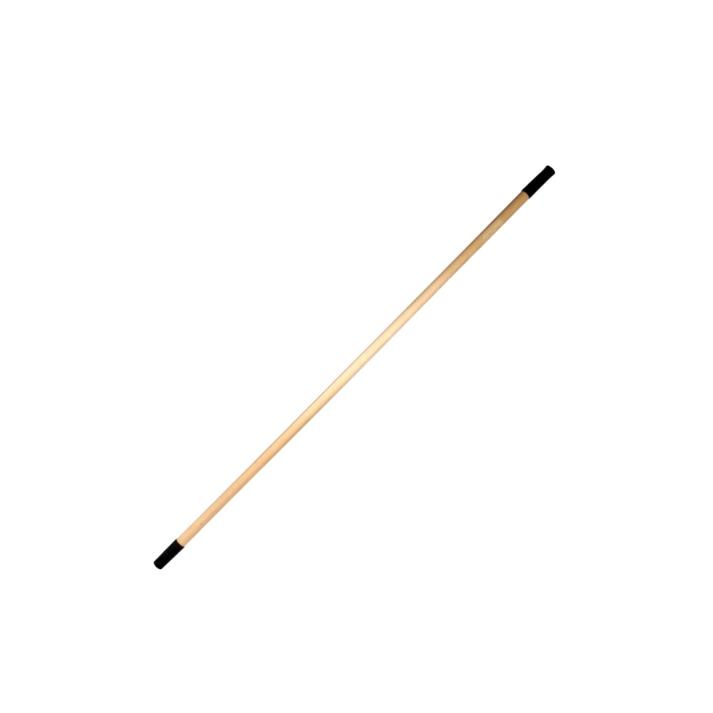 MANCHE A BALAI BOIS NATUREL EMBOUT FIXE 120CM D22MM