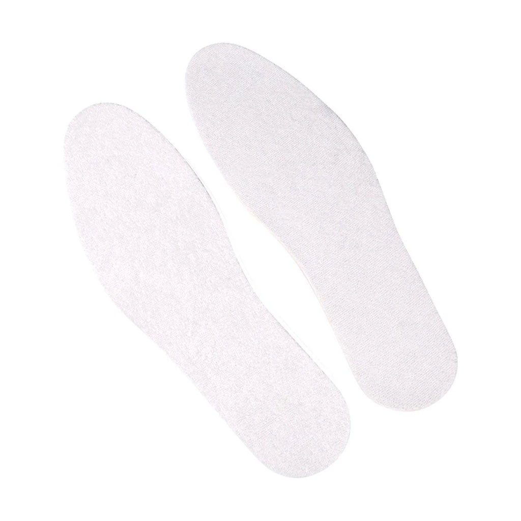 SEMELLES COTON EPONGE TAILLE 42-43 BLANC