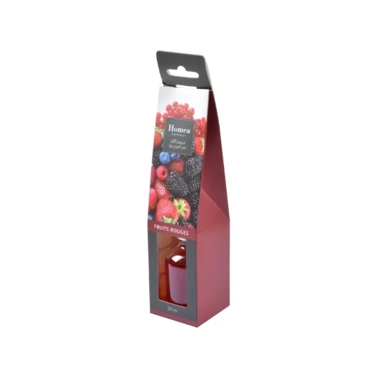 DIFFUSEUR 50ML ESSENTIEL PARFUM FRUITS ROUGES