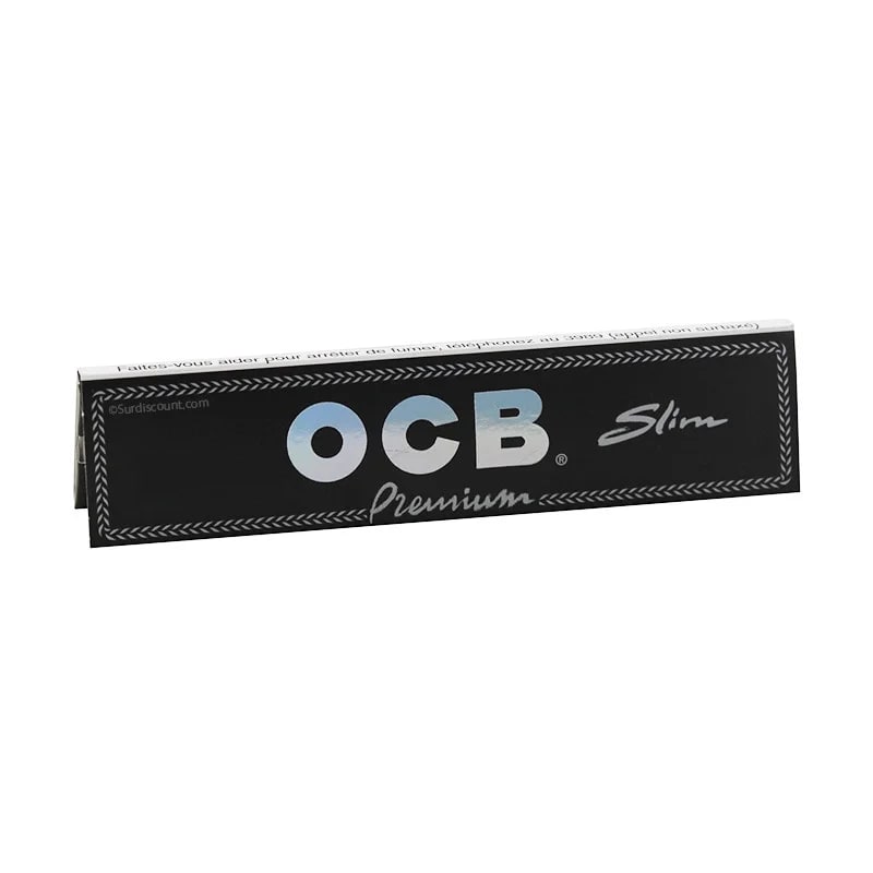 Carnet de 32 feuilles à rouler - Slim - Premium noir - Ocb