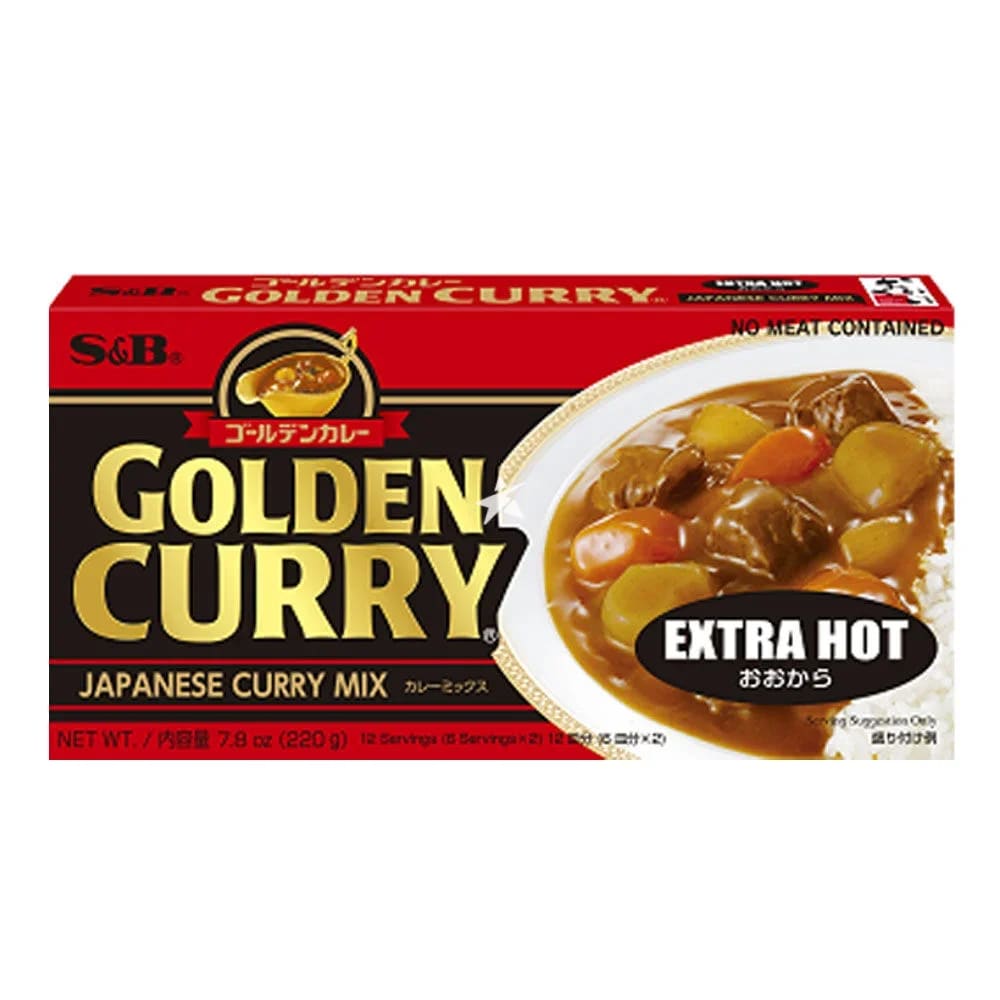 GOLDEN CURRY MIX  HOT 220g