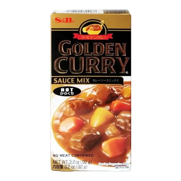 GOLDEN CURRY MIX  HOT 92g