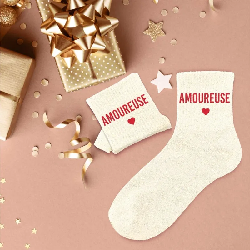 CHAUSSETTES PAILLETTES AMOUREUSE