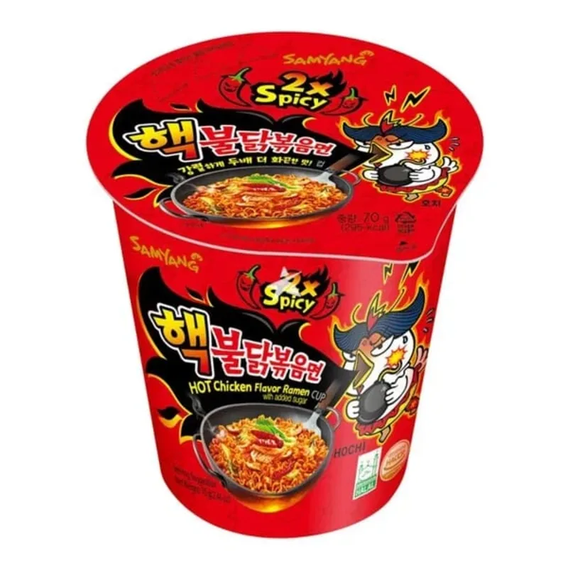 Buldak Original (Hot Chicken Flavor Ramen), format cup de 70g