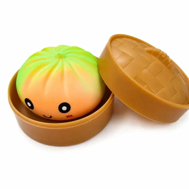 Squishy Mystery Glitter Rainbow Dumplings Squishiest avec Visage