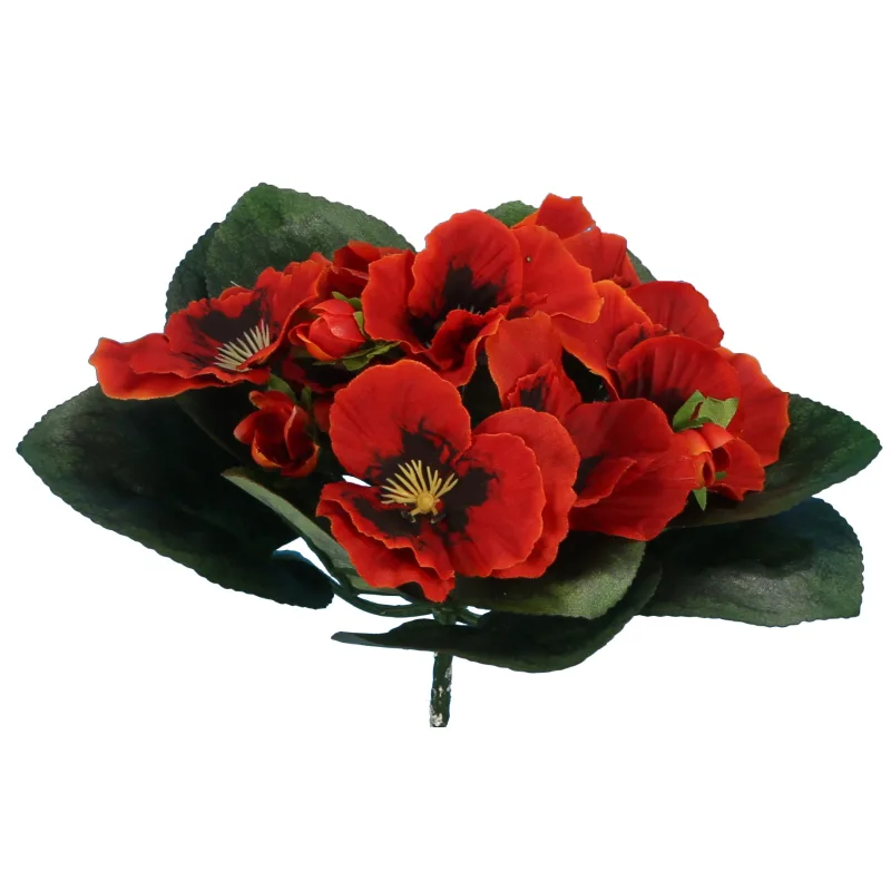 Bouquet de fleurs artificielles orange